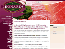 Tablet Screenshot of leonardsnyc.com
